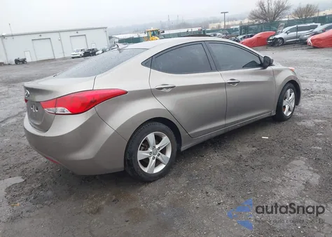 2013 Hyundai Elantra Gls из США, поврежденный, VIN 5NPDH4AE9DH391489
